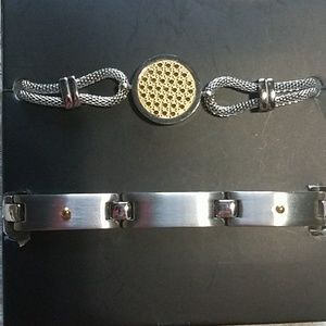 "Forever his"..."Forever his" bracelet set.